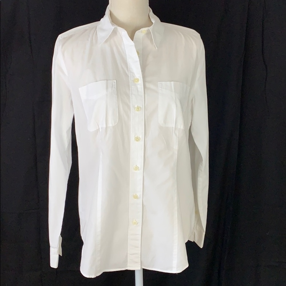 Loft Classic Button Down Shirt w/pockets